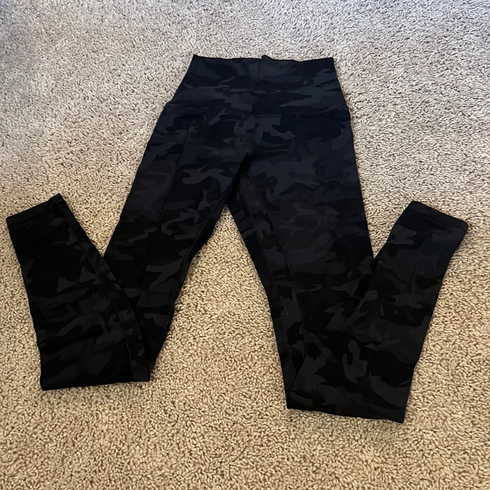28” align leopard print lulu lemon leggings